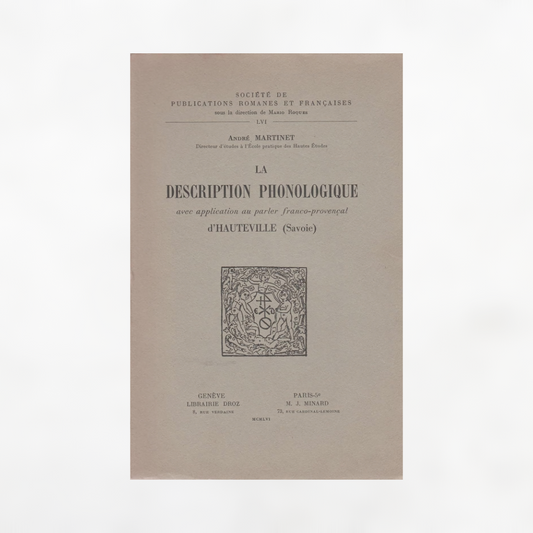 La Description Phonologique